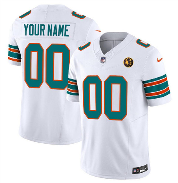 Custom Miami Dolphins Vapor F.U.S.E. Limited Jersey